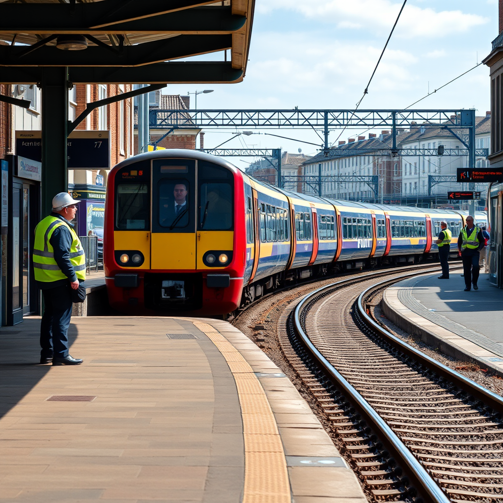 Updates as trespassers cause rush-hour train disruption